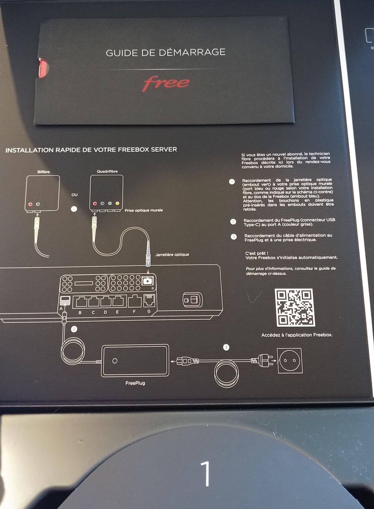 Guide connect. Freebox Delta.